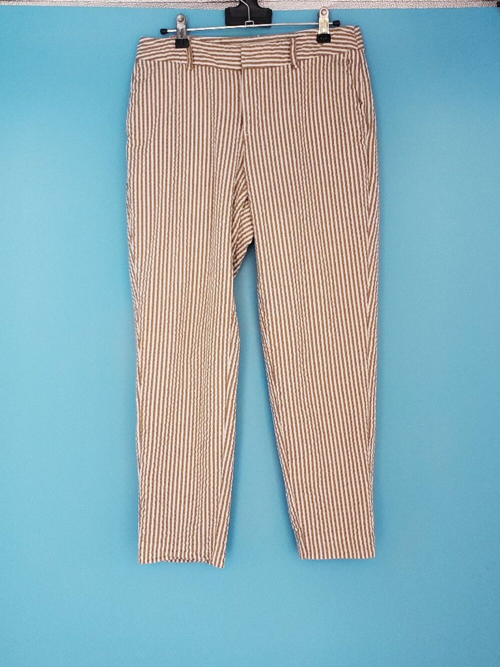 a new day Capri Trousers Size 2 Mid Rise Tapered Striped